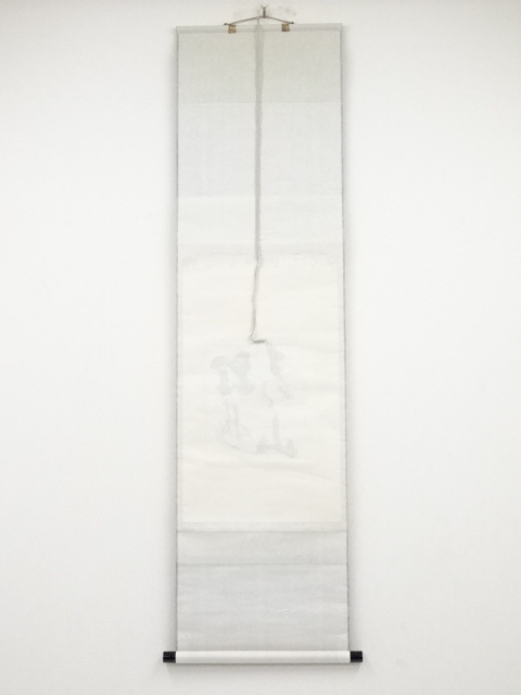 道具 ] - 道具 大徳寺立花大亀筆 「緑水青山」 肉筆紙本掛軸（共箱